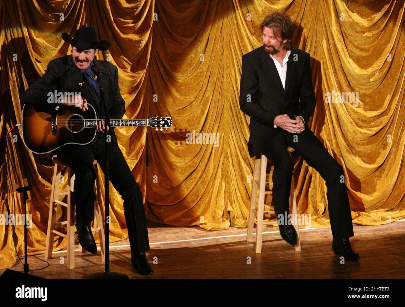 Brooks et Dunn participant au salon annuel ASCAP Country Music Awards 46th au Ryman Auditorium, Tennessee. Banque D'Images