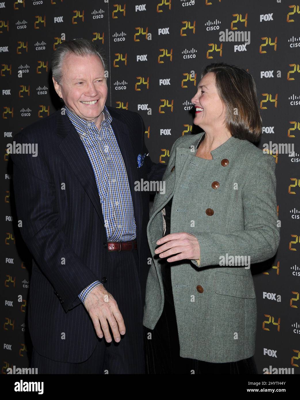 Jon Voight et Cherry Jones à la première partie de la saison 24 7 qui s'est tenue à XIV à West Hollywood Banque D'Images