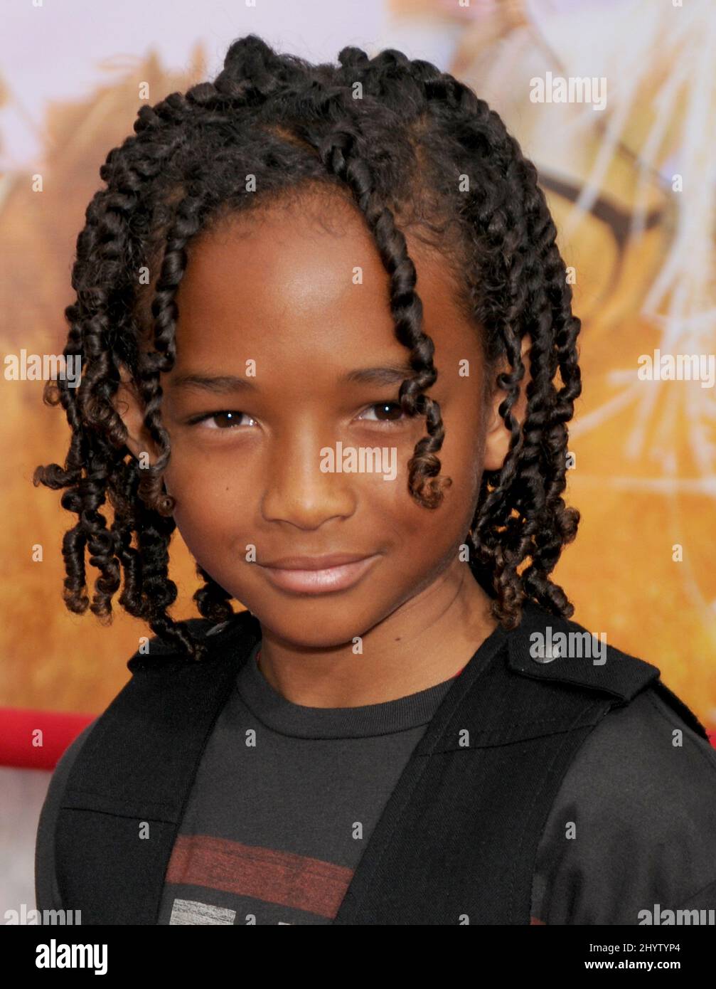 Jaden Smith à Hannah Montana: Le film, première mondiale au théâtre El Capitan à Hollywood, Californie. Banque D'Images