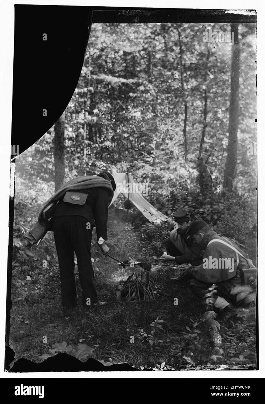 Photo d'époque de la Guerre de Sécession 1860s Banque D'Images