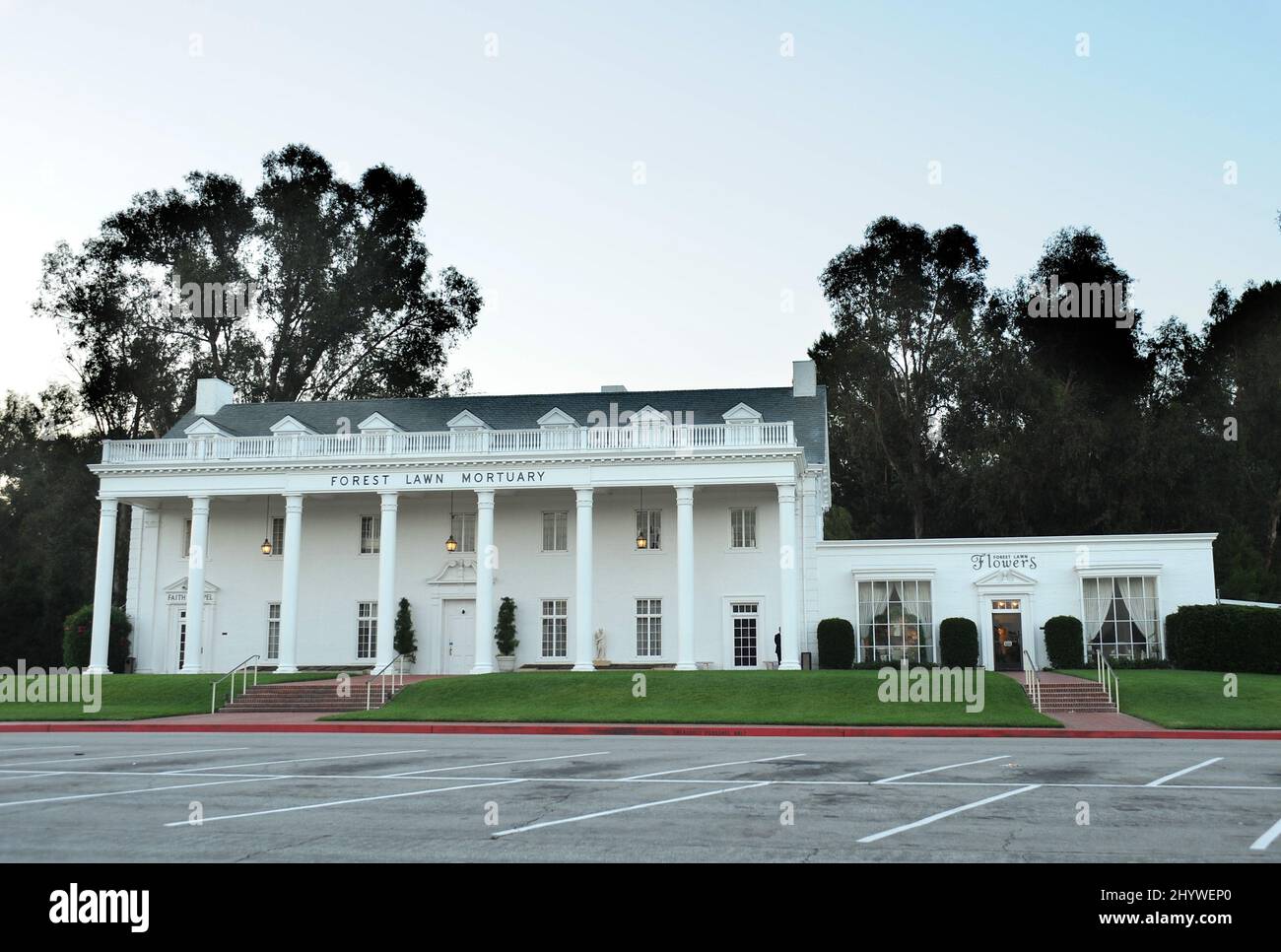 The Michael Jackson Funeral Service at Forest Lawn Memorial-Parks and Mortuaries in the Hollywood Hills, Californie, États-Unis. Banque D'Images