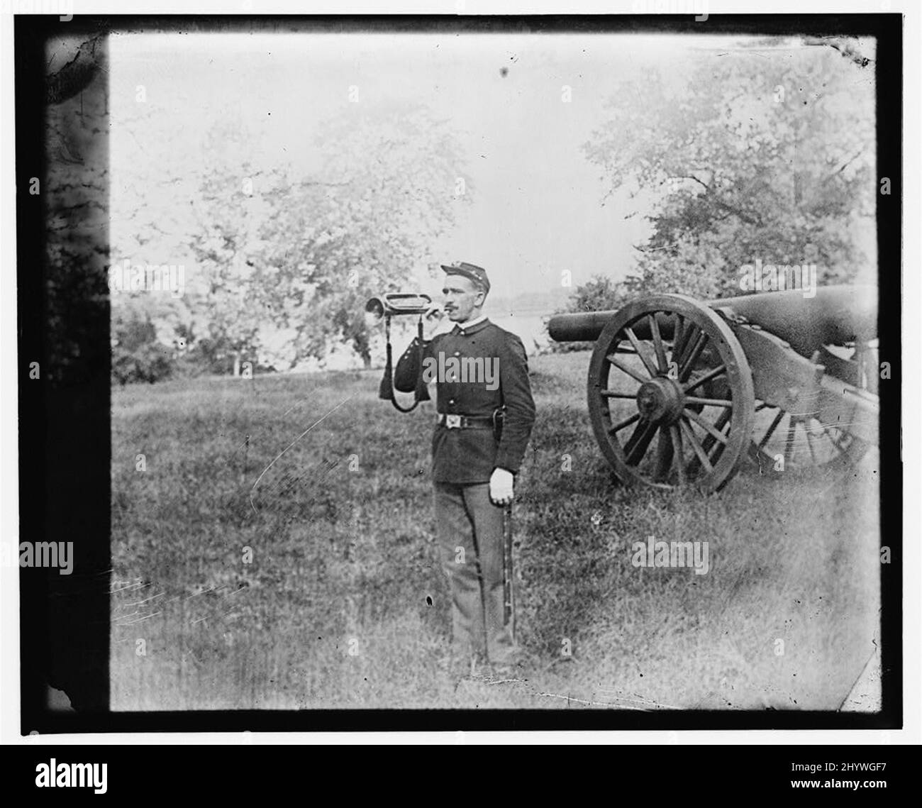 Photo d'époque de la Guerre de Sécession 1860s Banque D'Images