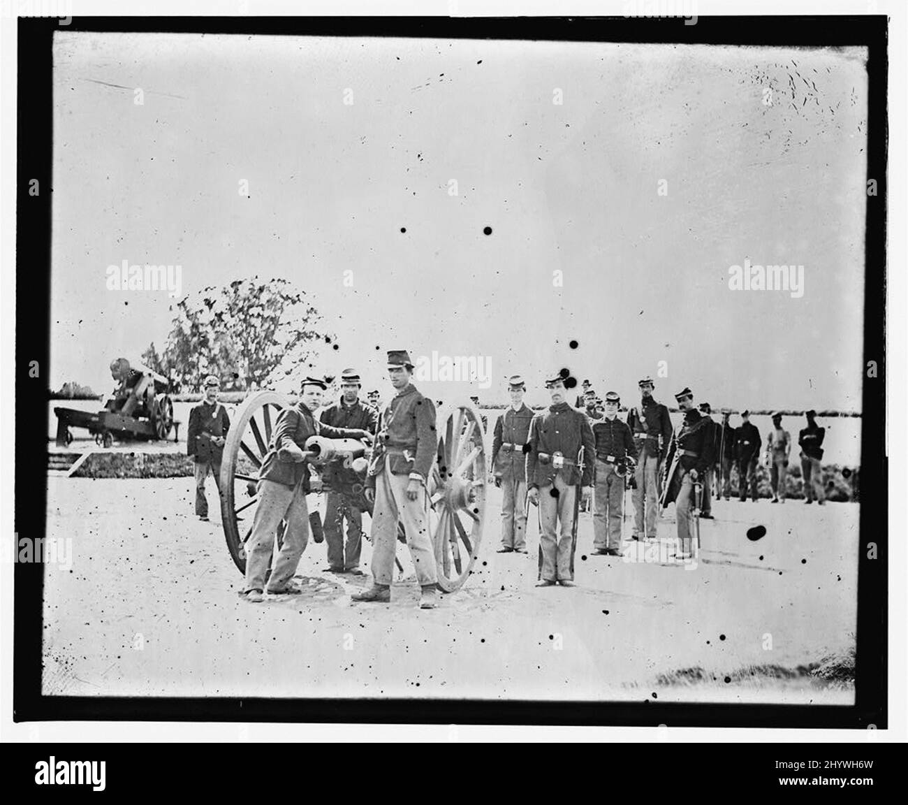 Photo d'époque de la Guerre de Sécession 1860s Banque D'Images