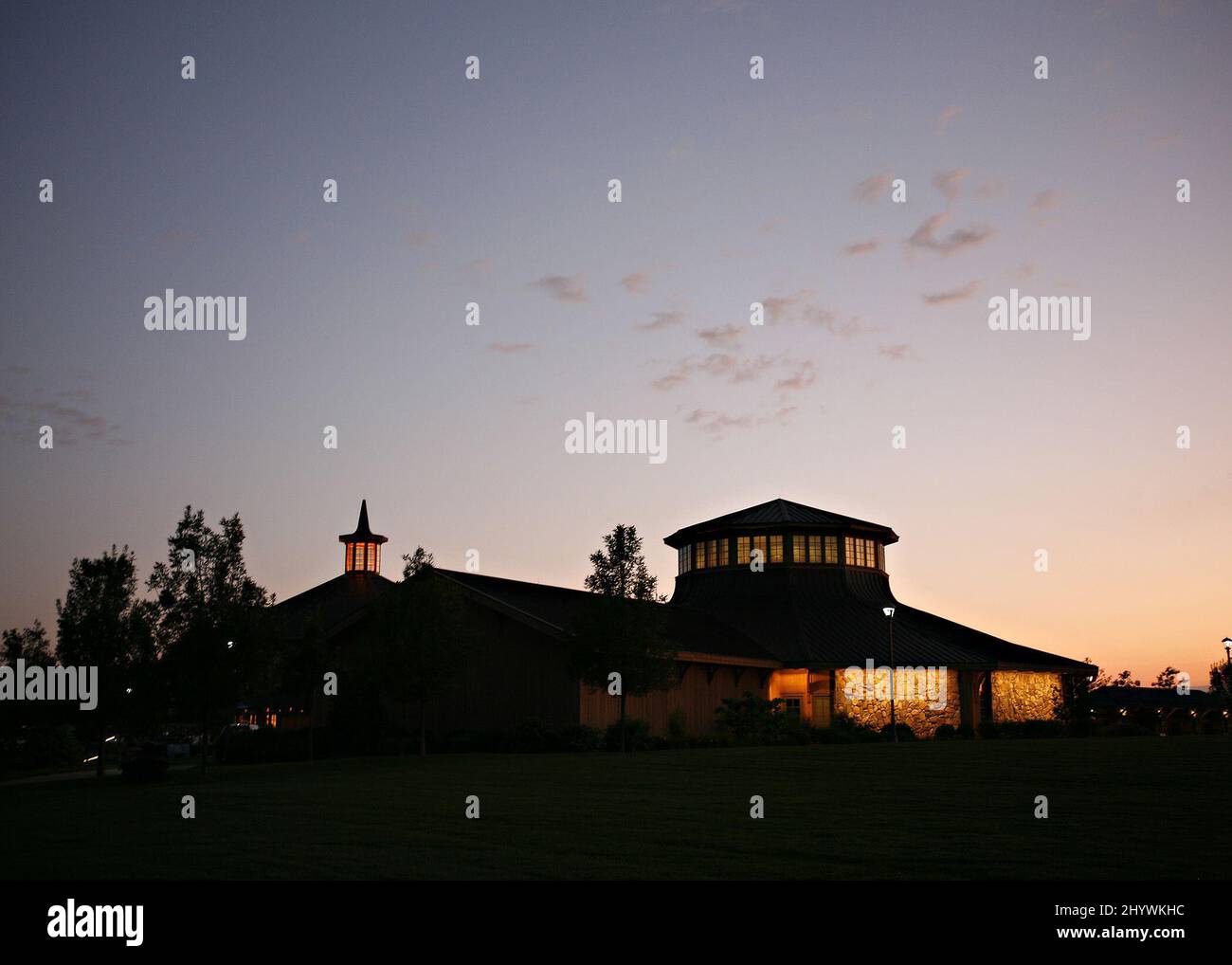 Le concert anniversaire du Woodstock Festival 40th a eu lieu au Woodstock Festival site original de 1969; The Bethel Woods Centre for the Arts, New York. Banque D'Images