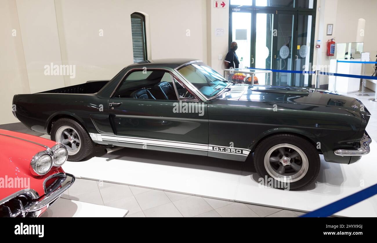 Un ramassage à Mustang GT350 au Musée de l'automobile de Franschhoek en Afrique du Sud Banque D'Images