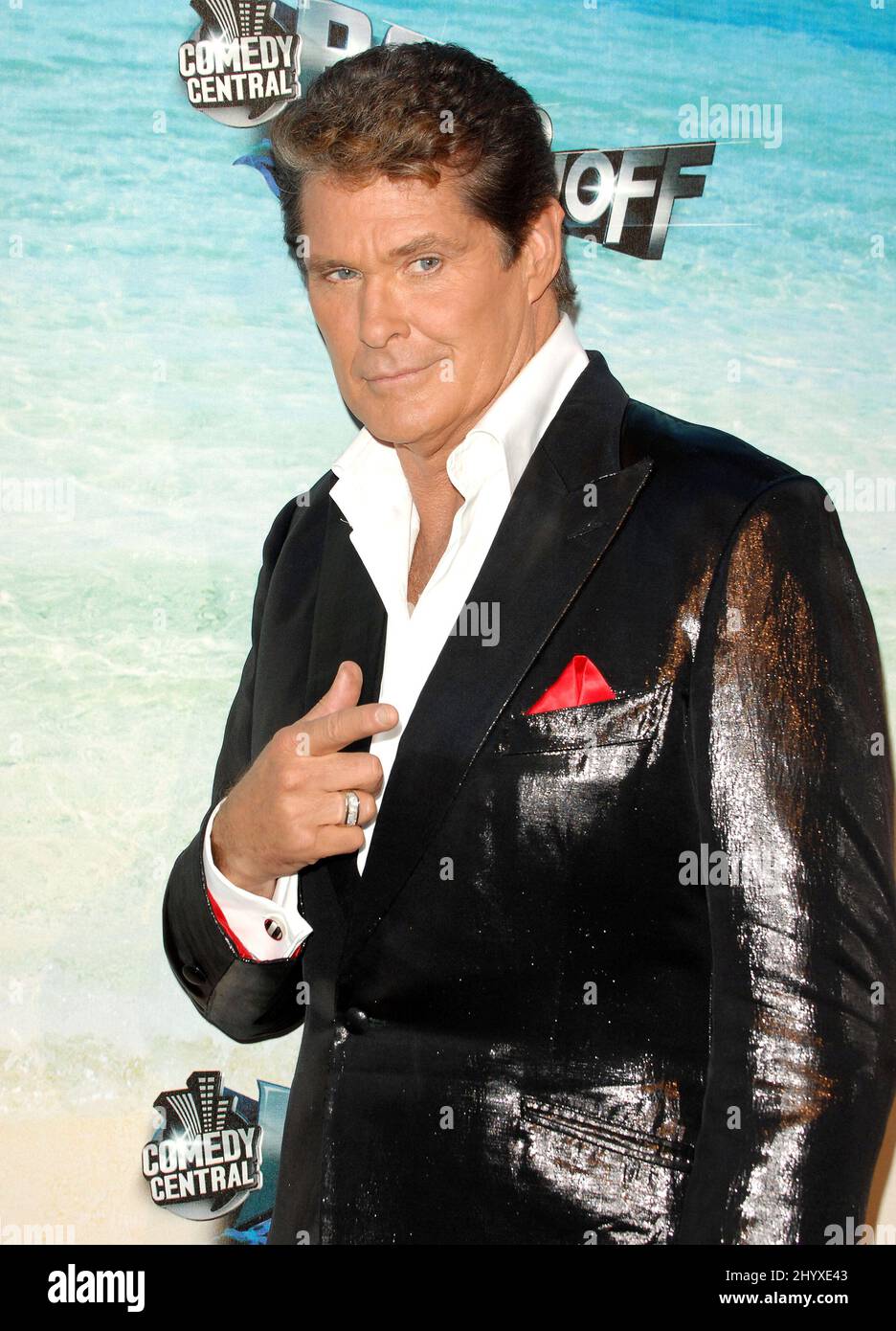 David Hasselhoff au Comedy Central Roast de David Hasselhoff, qui s'est tenu aux studios Sony de Culver City en Californie, aux États-Unis. Banque D'Images