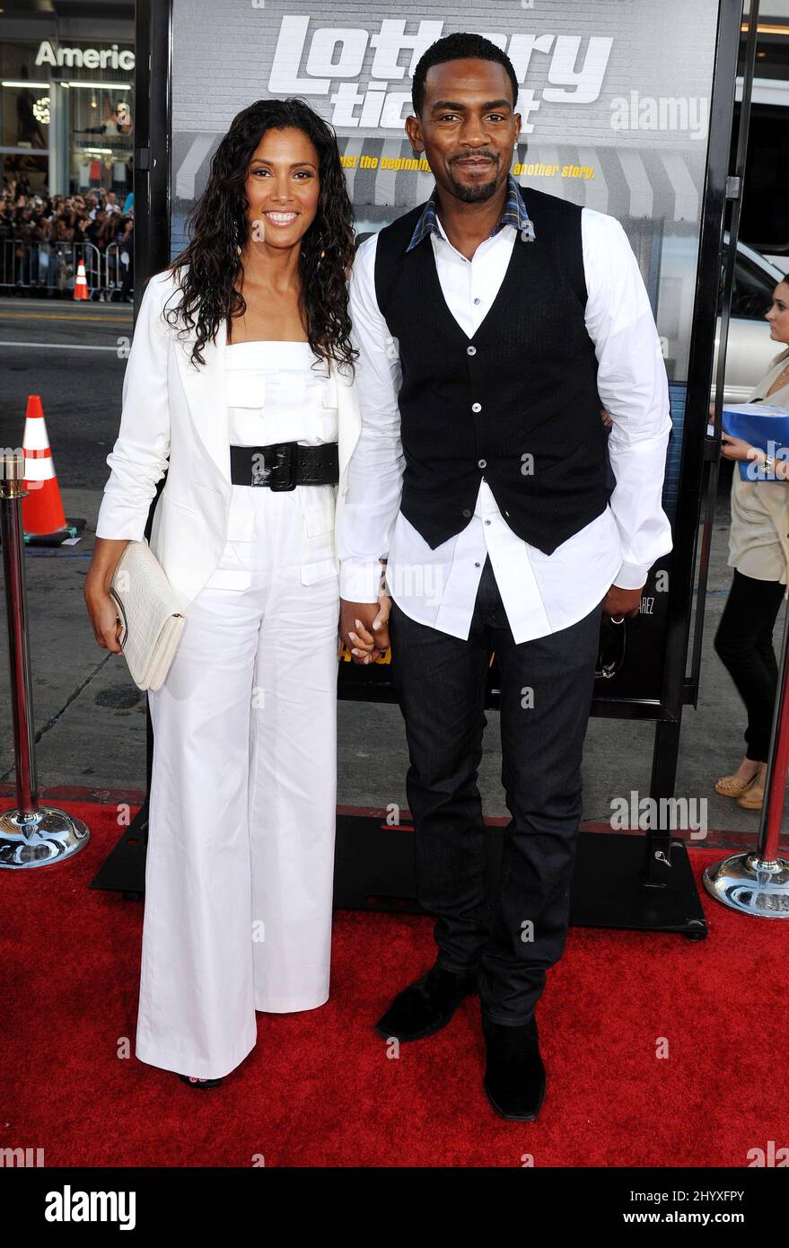 Bill Bellamy à la première mondiale du « Lottery Ticket » qui s'est tenu au Grauman's Chinese Theatre à Los Angeles, aux États-Unis. Banque D'Images