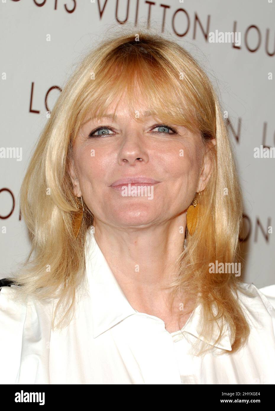 Cheryl Tiegs à l'ouverture de Louis Vuitton au profit de Heal The Bay tenue à la maison de plage communautaire Annenberg à Santa Monica, États-Unis. Banque D'Images