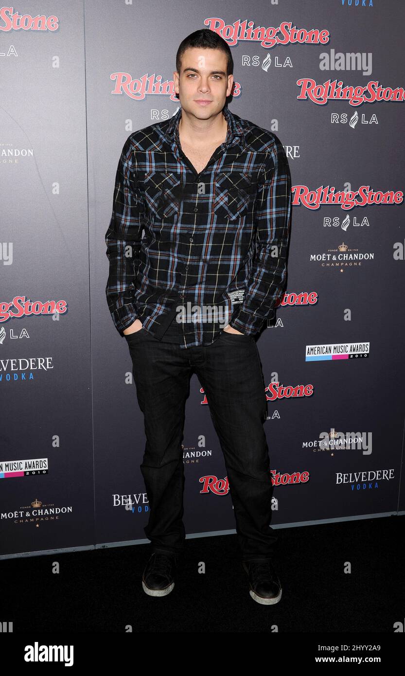 Mark Salling à l'American Music Awards 2010 après la fête organisée par Rolling Stone Magazine à Hollywood and Highland à Los Angeles, États-Unis. Banque D'Images