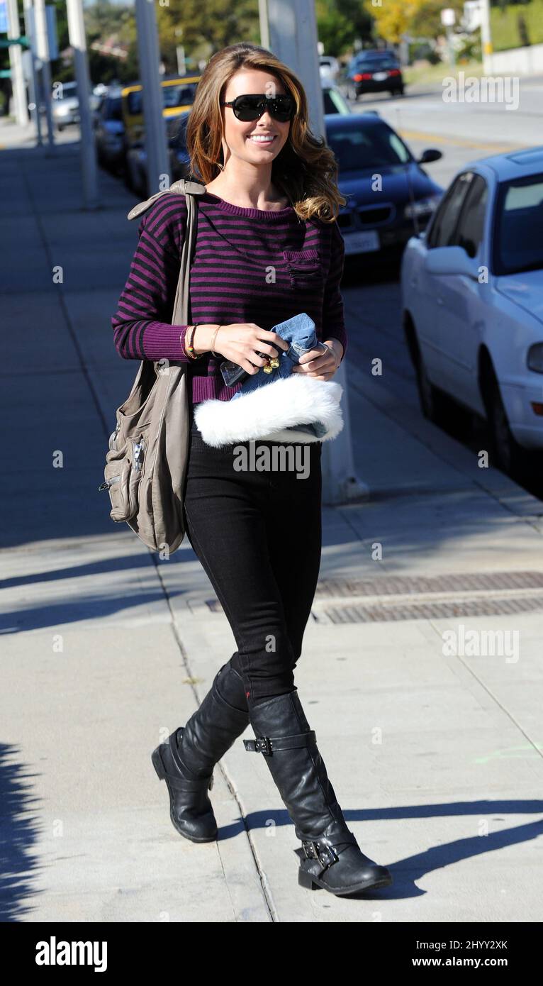 Audrina Patridge fête ses vacances à KMart, Burbank, Californie. Banque D'Images