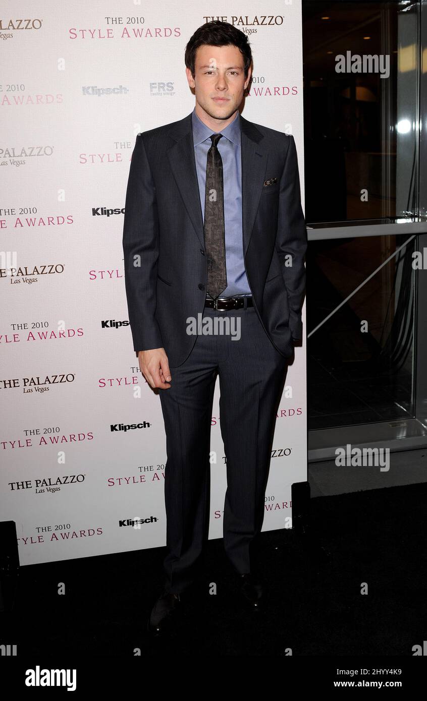 Cory Monteith au Hollywood style Awards 2010, qui a eu lieu au Hammer Museum, à Westwood, en Californie. Banque D'Images