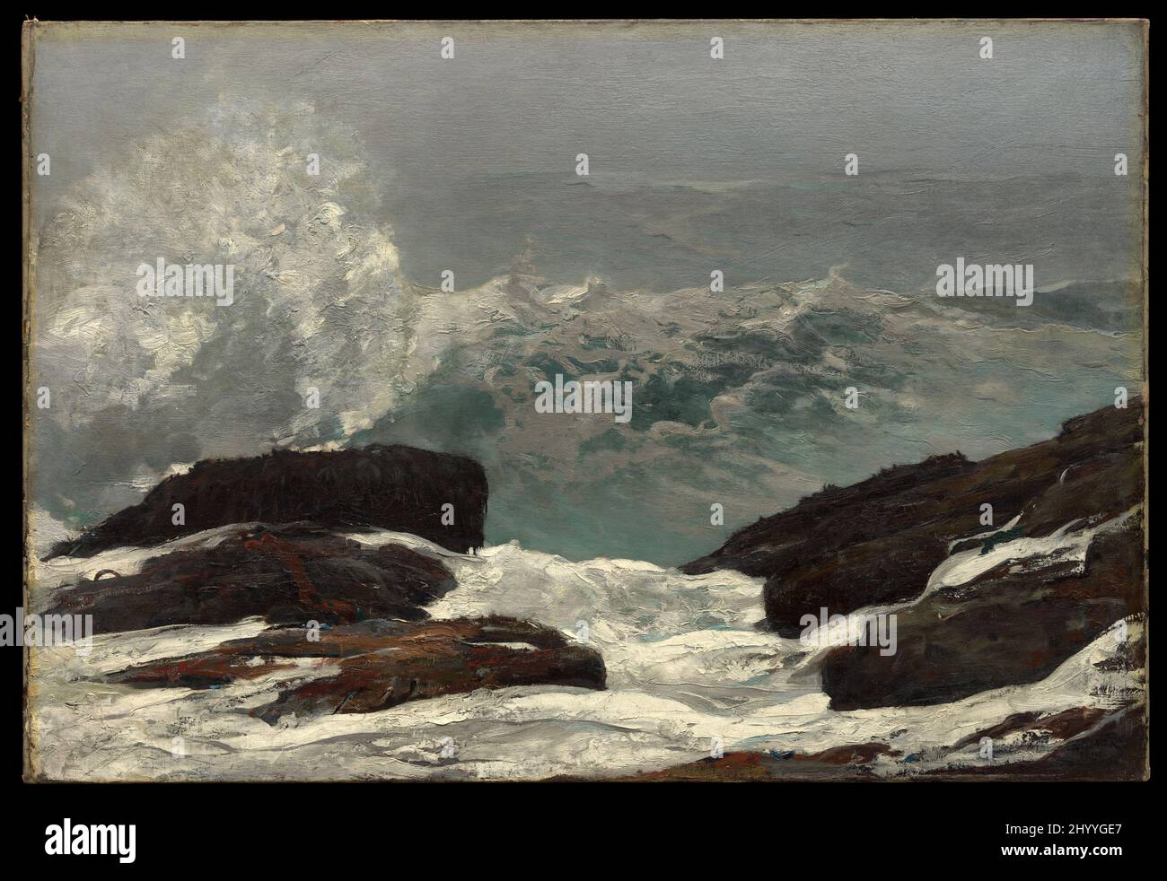 Côte du Maine. Winslow Homer. 1896 Banque D'Images