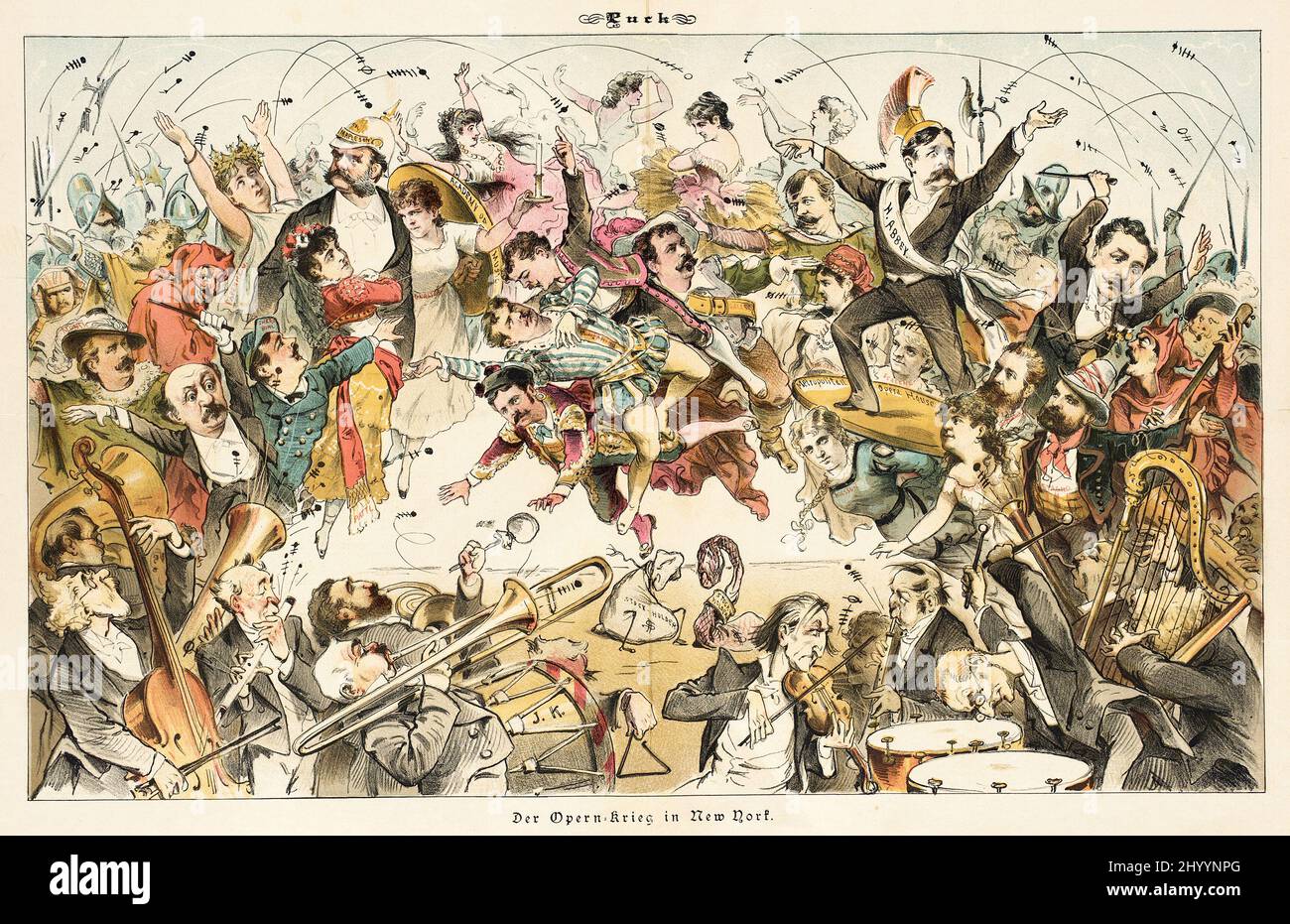 Dessin animé de Puck. Joseph Keppler (Autriche, Vienne, États-Unis actifs, 1838-1894)Bernhard Gillam (États-Unis, 1856-1896). États-Unis, 1880-1889. Imprimés; lithographies. Lithographie Banque D'Images