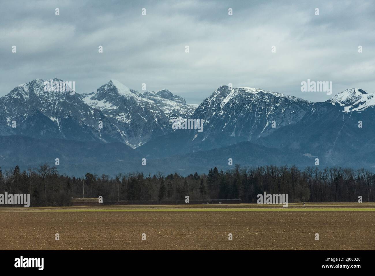 Triglav Moutain, Slovénie Banque D'Images