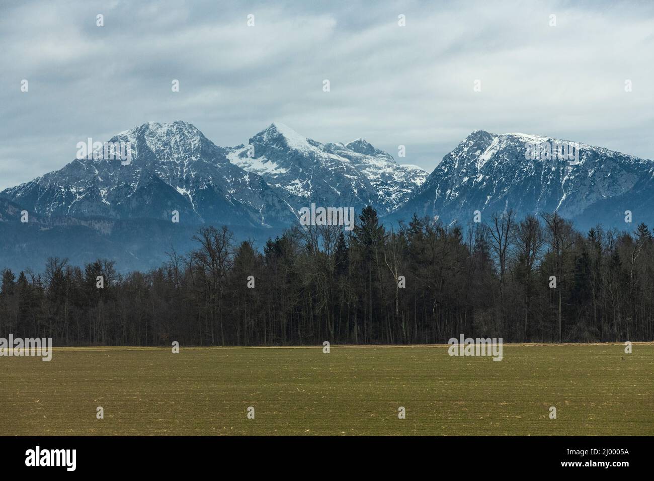 Triglav Moutain, Slovénie Banque D'Images