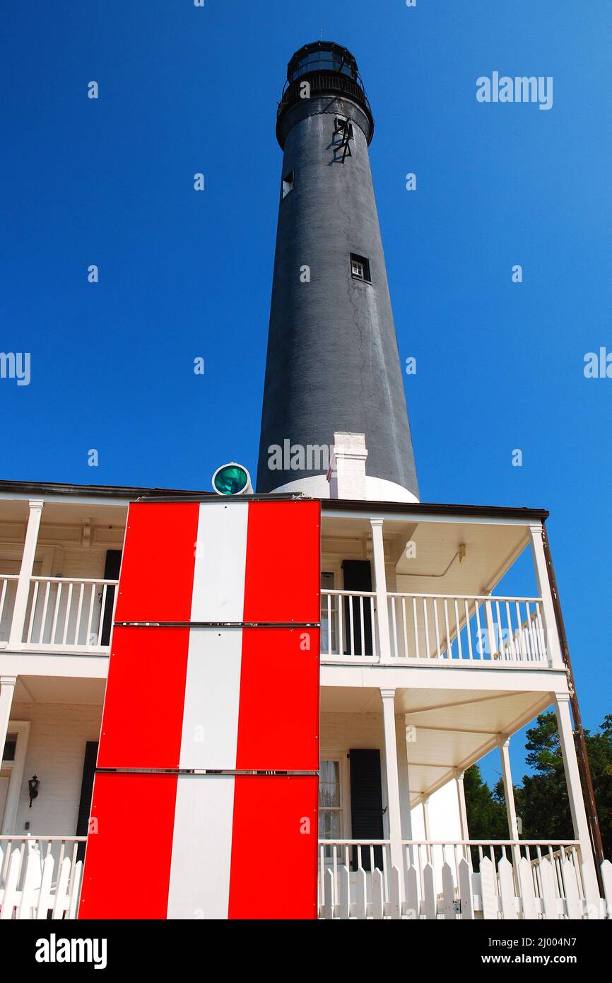 Pensacola Lighthouse, Floride Banque D'Images