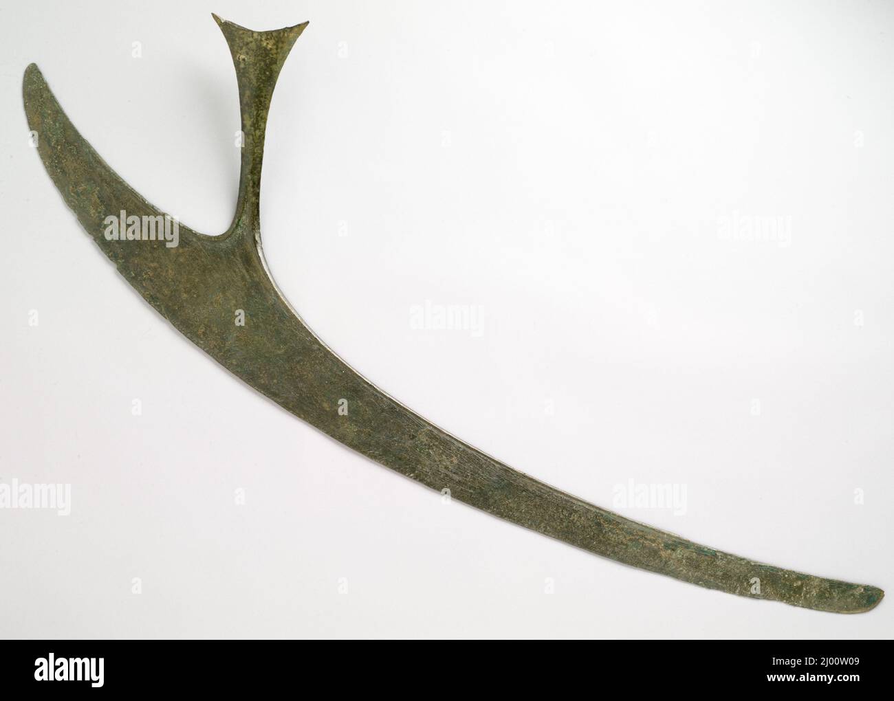 Cérémonie Chandrasa (grand Ax en poche). Indonésie, vers 1st-3rd siècle A.D.. Bras et armure; axes. Alliage de cuivre Banque D'Images