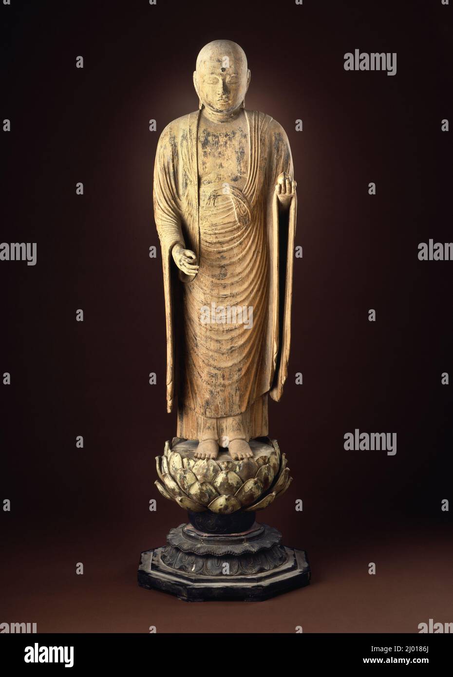 La Bodhisattva Jizō. Anonyme. Japon, fin de la période Heian, vers 1070-1120. Sculpture. Bois Banque D'Images
