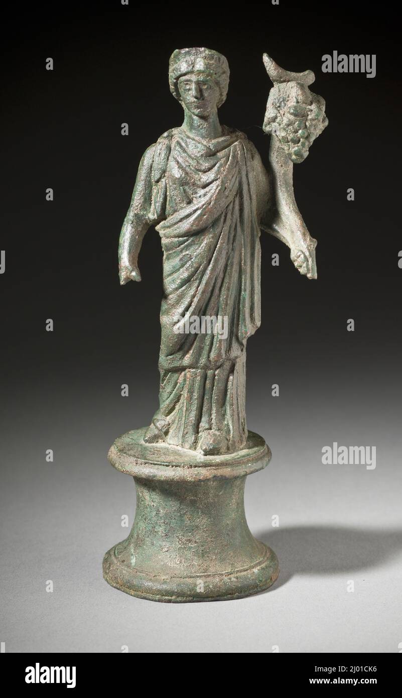 Fortuna. Romain, 1st-3rd siècle A.D.. Sculpture. Bronze Banque D'Images