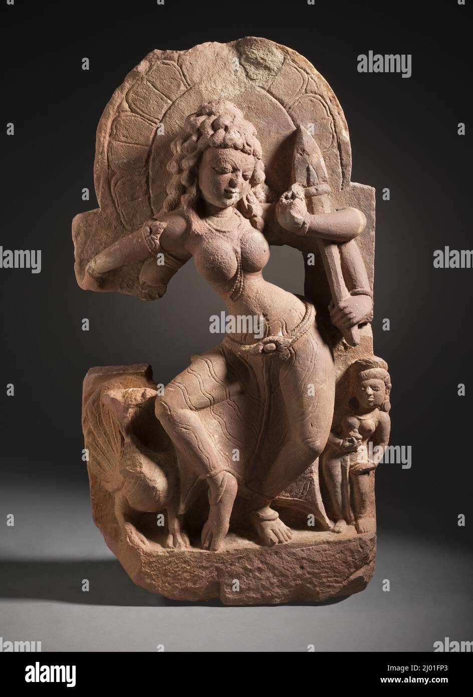 La déesse hindoue Kaumari Banque D'Images