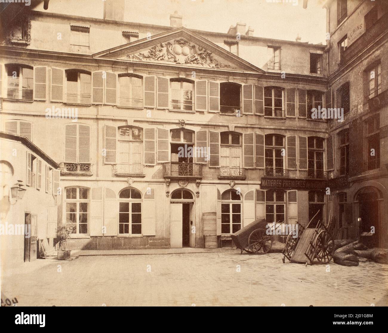 Rue de Montmorency (4052). Eugène Atget (France, 1857-1927). France, vers 1900. Photographies. Imprimé argent en couleur albumine Banque D'Images