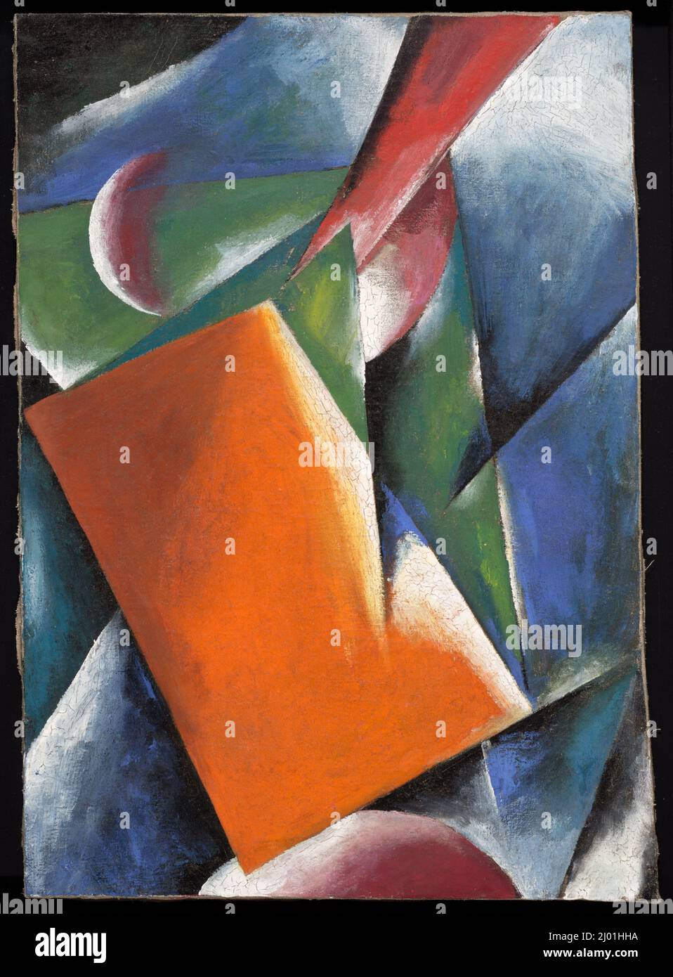 Peinture architecturale. Liubov Popova (Russie, 1889-1924). Russie, 1917. Peintures. Huile sur toile Banque D'Images