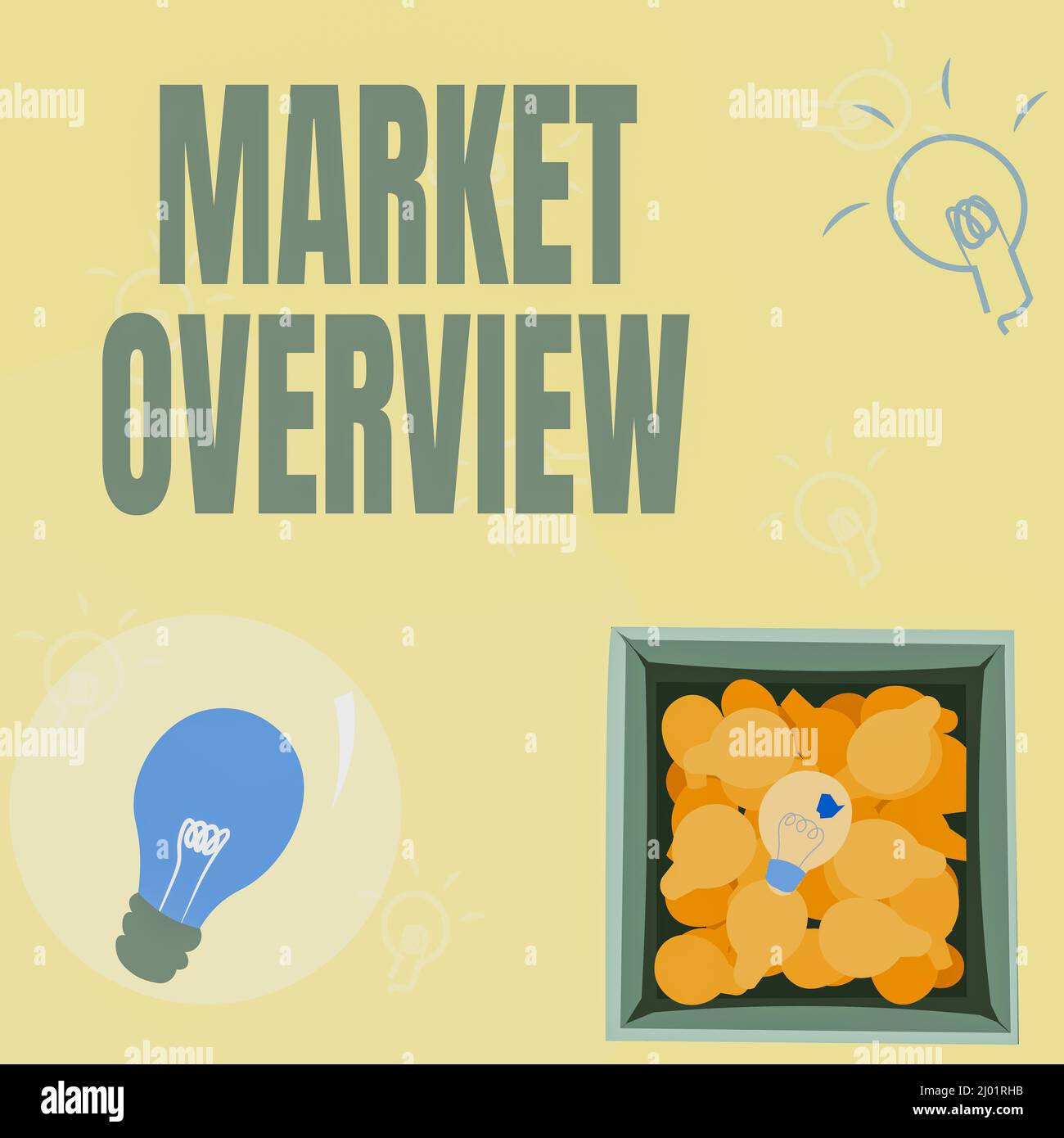 L gende conceptuelle Pr sentation - Legende Conceptuelle Presentation Du Marche Apercu De L Entreprise Bref Resume D Un Marche Commercial Ou Industriel Luminescent Light Bulbe Dessin Dans Box Affichage 2j01rhb