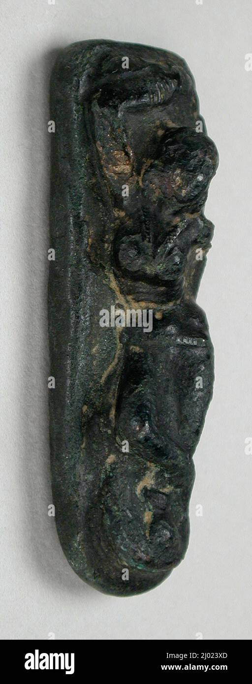 Shalabhanjika. Inde du Nord, 1st-2nd siècle. Sculpture. Alliage de cuivre Banque D'Images