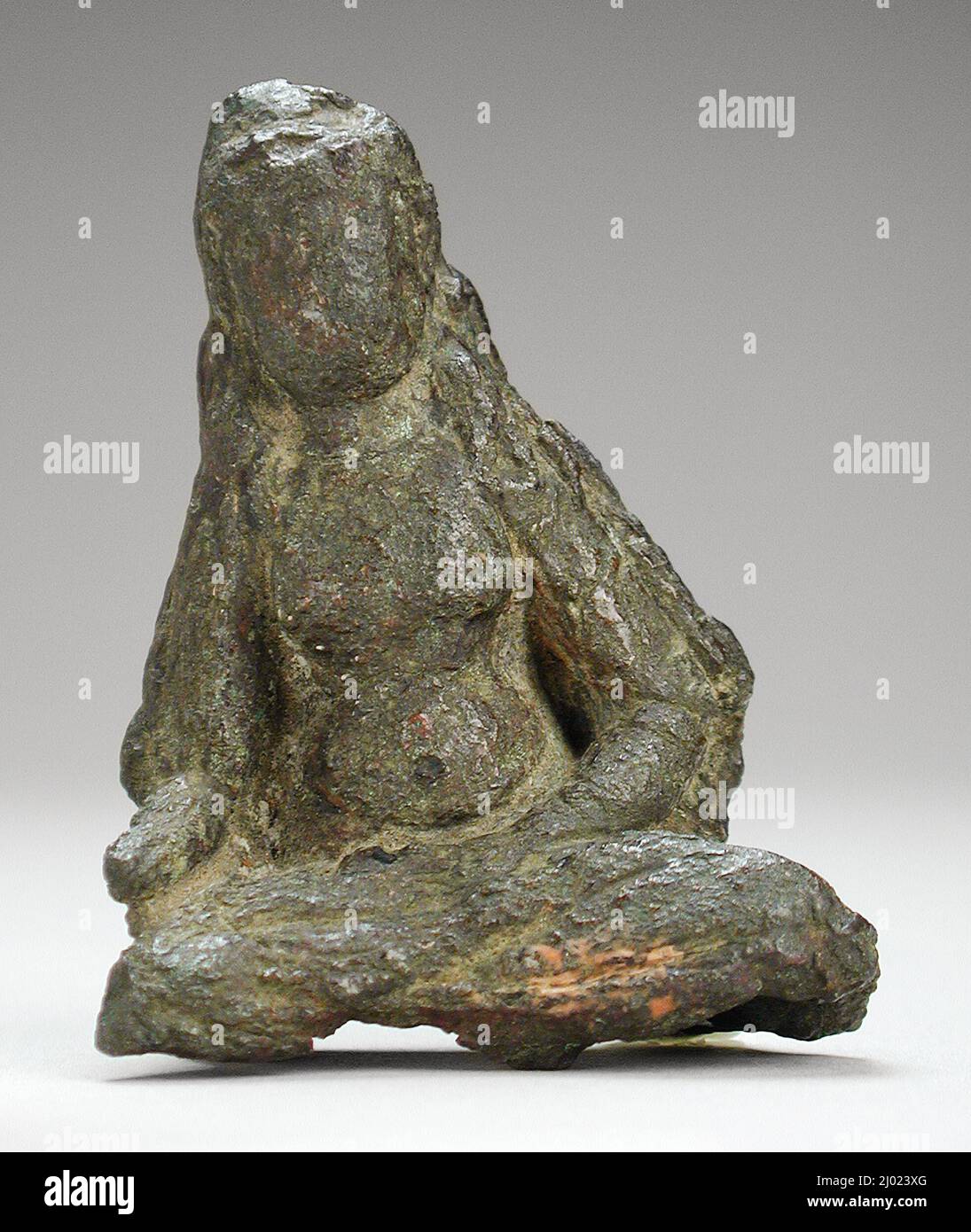 La Déesse Chunda (?). Inde, Bihar, district de Patna, vers 700. Sculpture. Alliage de cuivre Banque D'Images