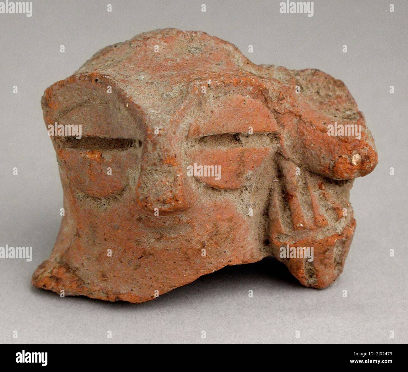 Chef d'une Déesse. Afghanistan, 1st siècle avant J.-C.. Sculpture. Terre cuite Banque D'Images