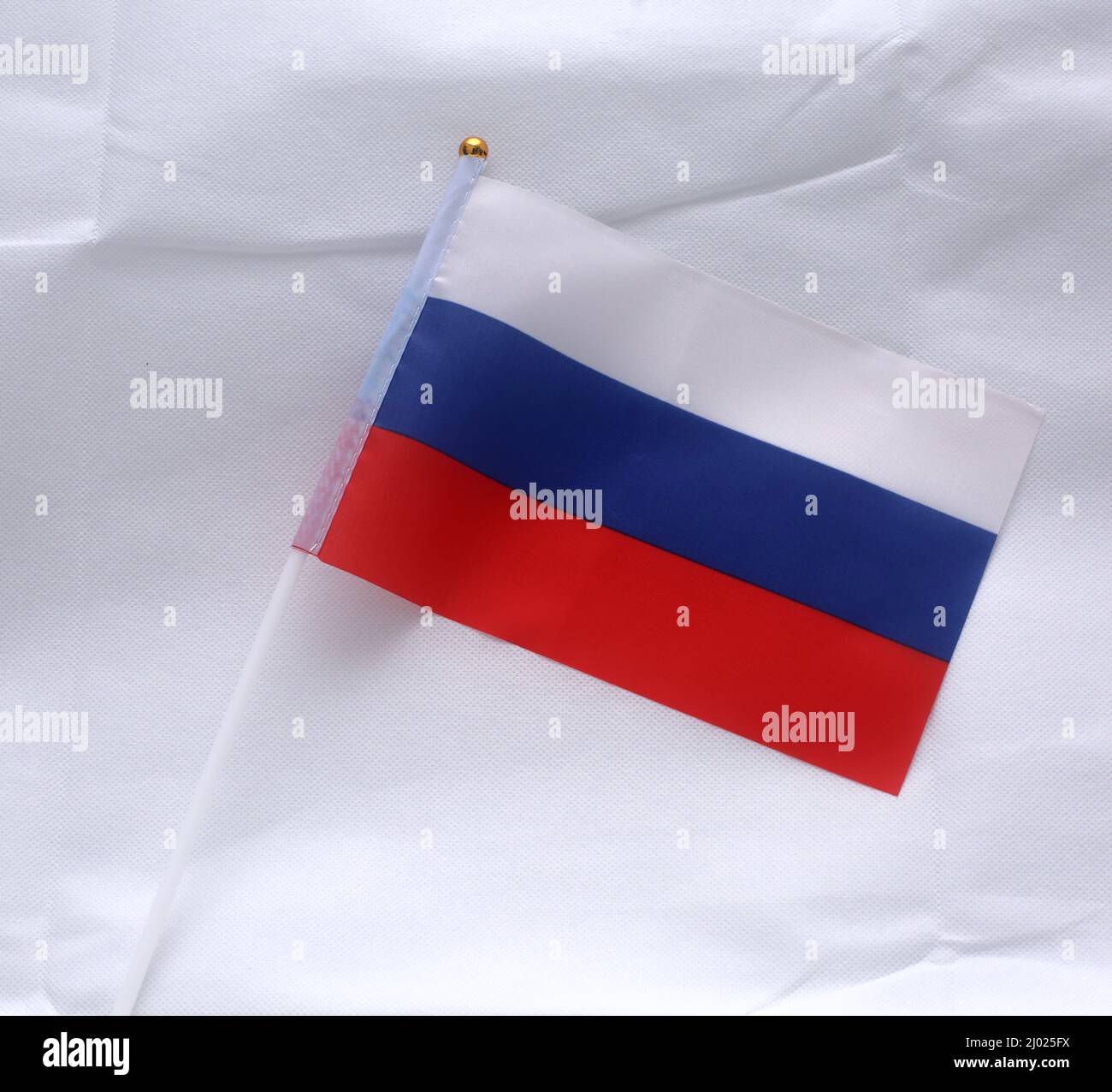 drapeau de la Russie Banque D'Images