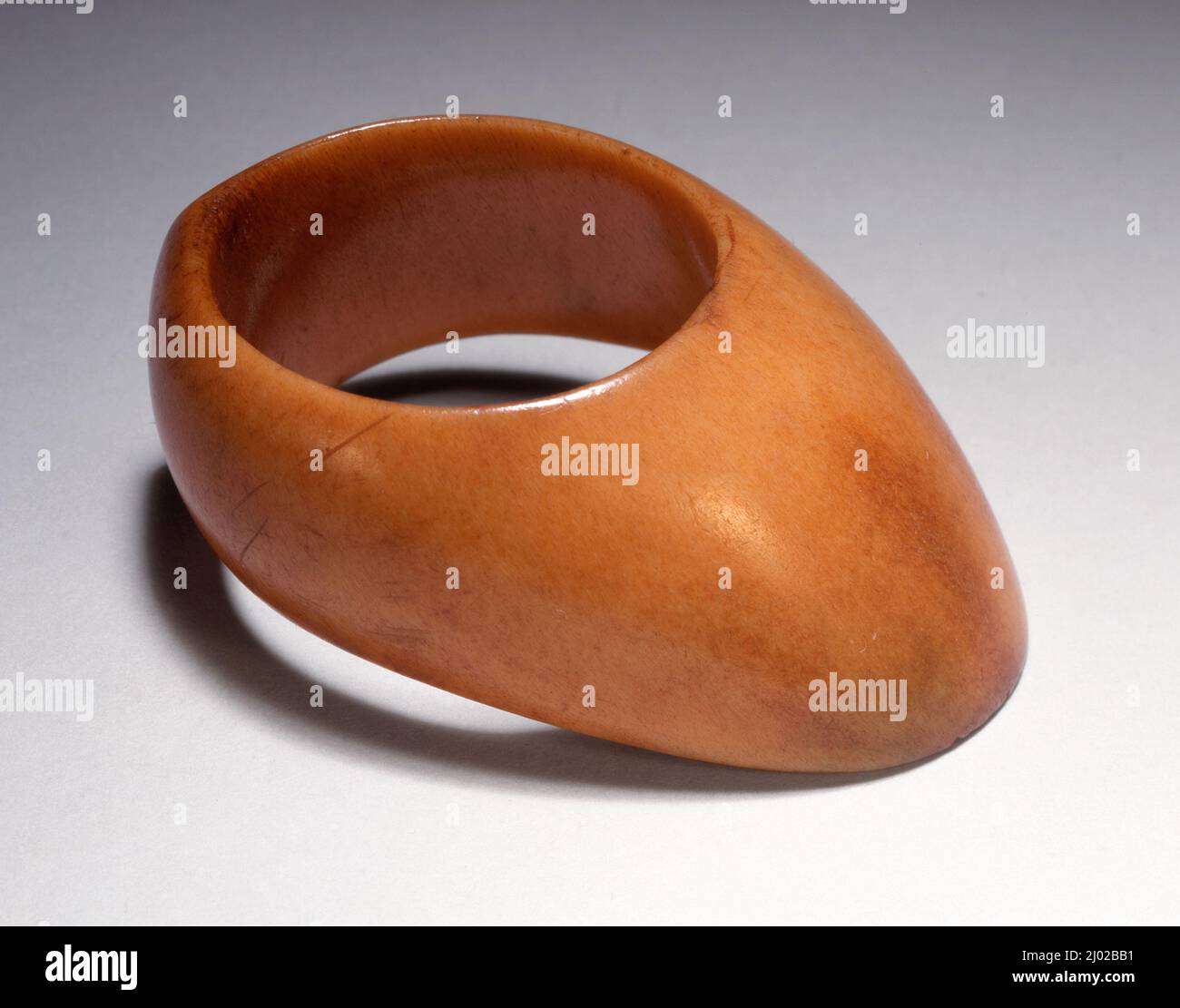 EQQAJVTY Anneau De Pouce En Cuir De Vache Recourbé Pour La