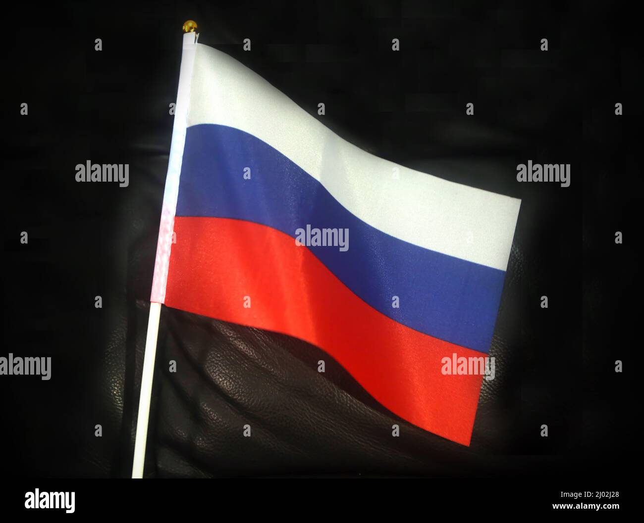 Drapeau de la Russie Banque D'Images