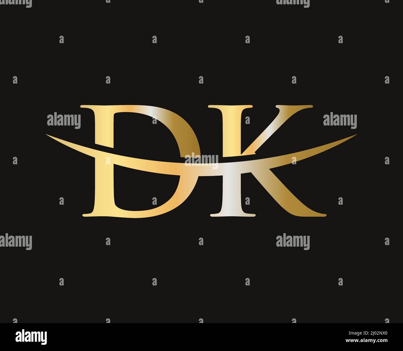 Original monogramme lettre DK logo Design Vector. Modèle de conception de logo DK Illustration de Vecteur Original monogramme lettre DK logo Design Vector. Modèle de conception de logo DK Illustration de Vecteur