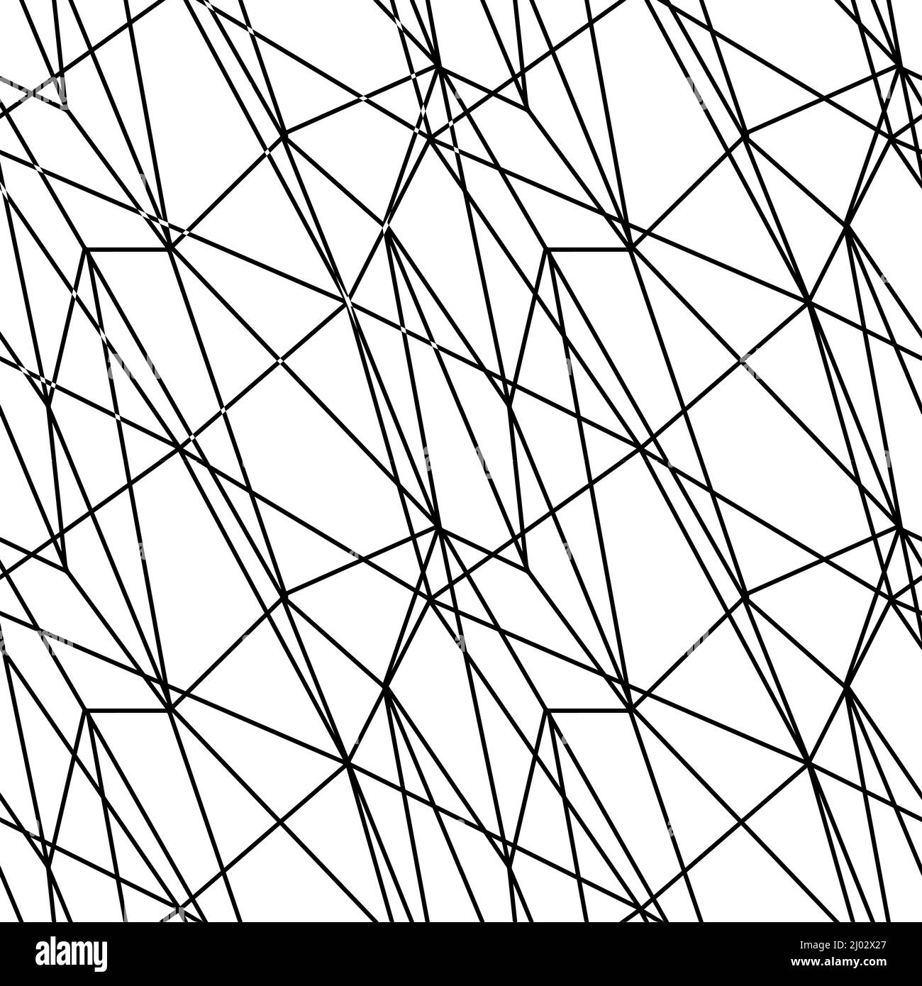 mosaïque triangulaire de lignes fines sans couture motif, arrière-plan pour le papier d'emballage textile. Illustration de Vecteur