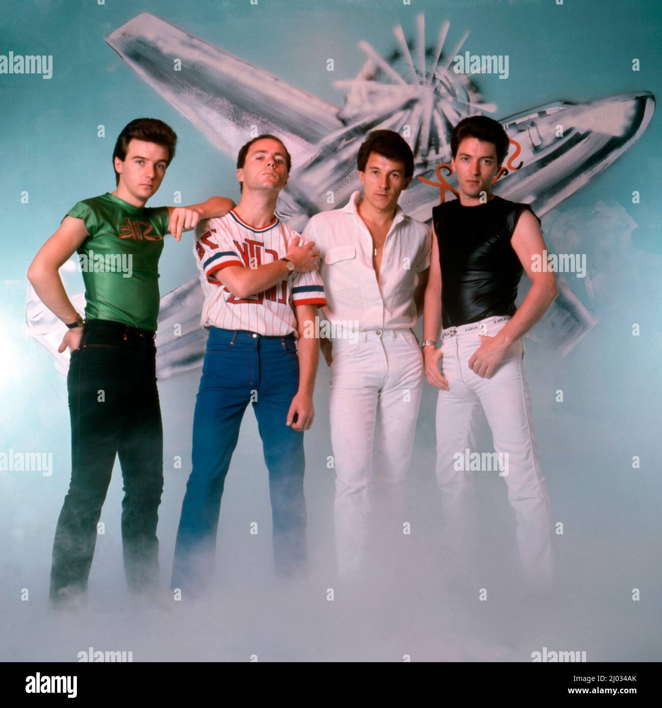 Groupe de garçons Slik 1975 Banque D'Images