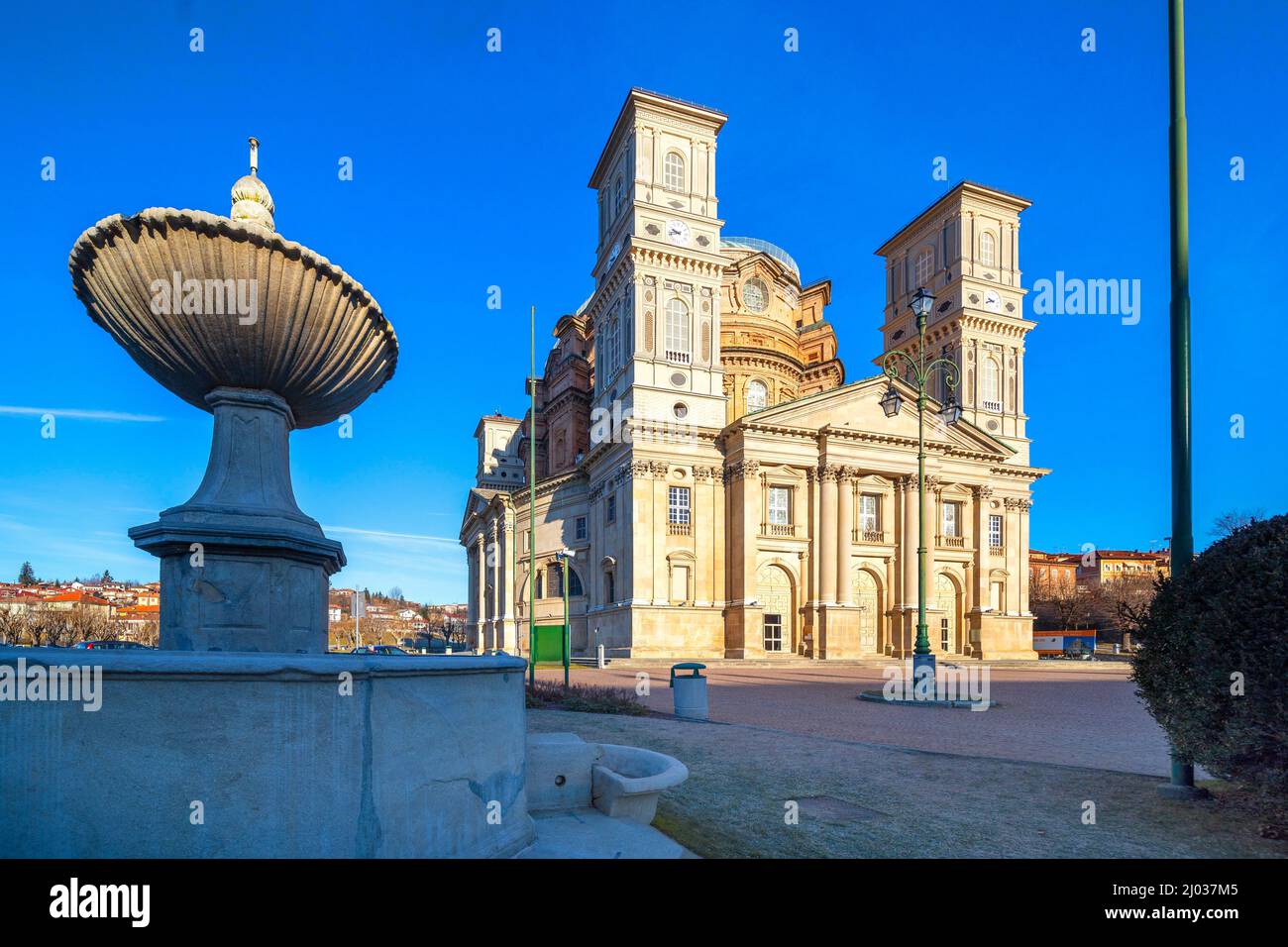 Sanctuaire de Vicoforte, Vicoforte, Cuneo, Piemonte, Italie, Europe Banque D'Images