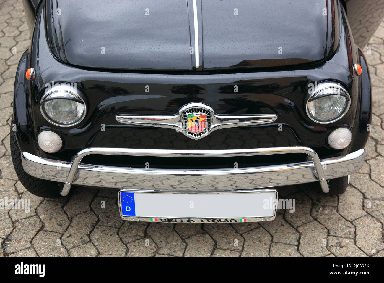 Auto, Youngtimer, Oldtimer, Klassiker, Fiat Nuova 500, Cinquecente, In der Abarth version, Abarth & C. ist ein italienischer Automobilhersteller sowi Banque D'Images