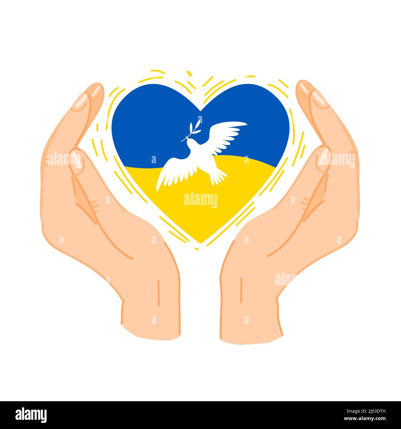 Drapeau Colombe Drapeau Peace And Love Colombe 90x150cm - Polyester Renforcé - AZ FLAG Drapeau Peace Love