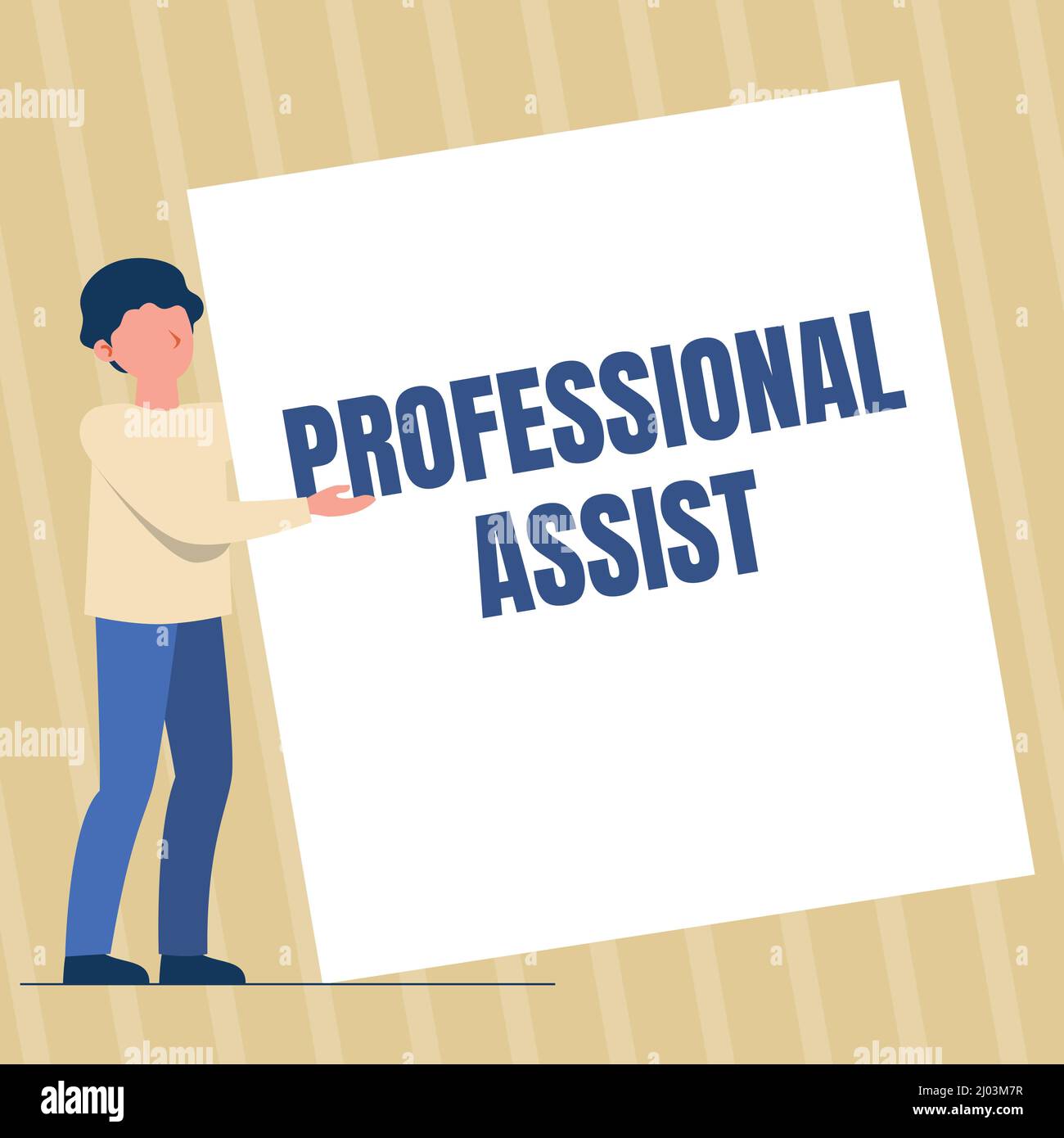 Écriture affichage de texte assistance professionnelle. La photo  conceptuelle aide un professionnel qui fait une tâche ou un devoir d'expert  Homme debout dessin tenue Photo Stock - Alamy