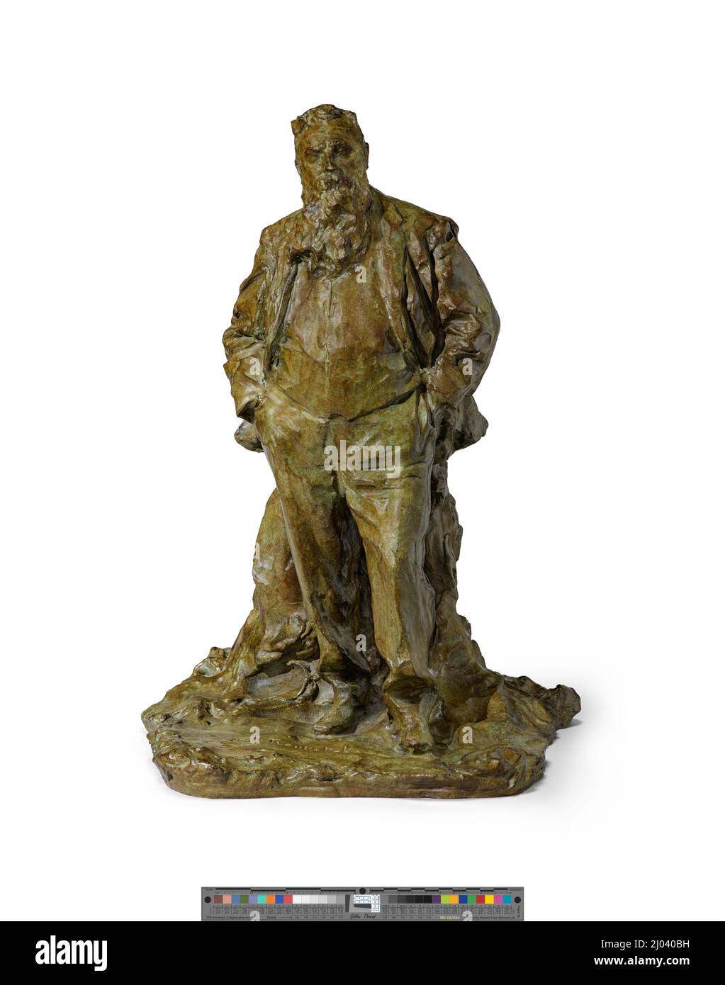 Portrait de Rodin. Paul Troubetzkoy (Italie, 1866-1938). Italie, 1905-1906. Sculpture. Bronze Banque D'Images