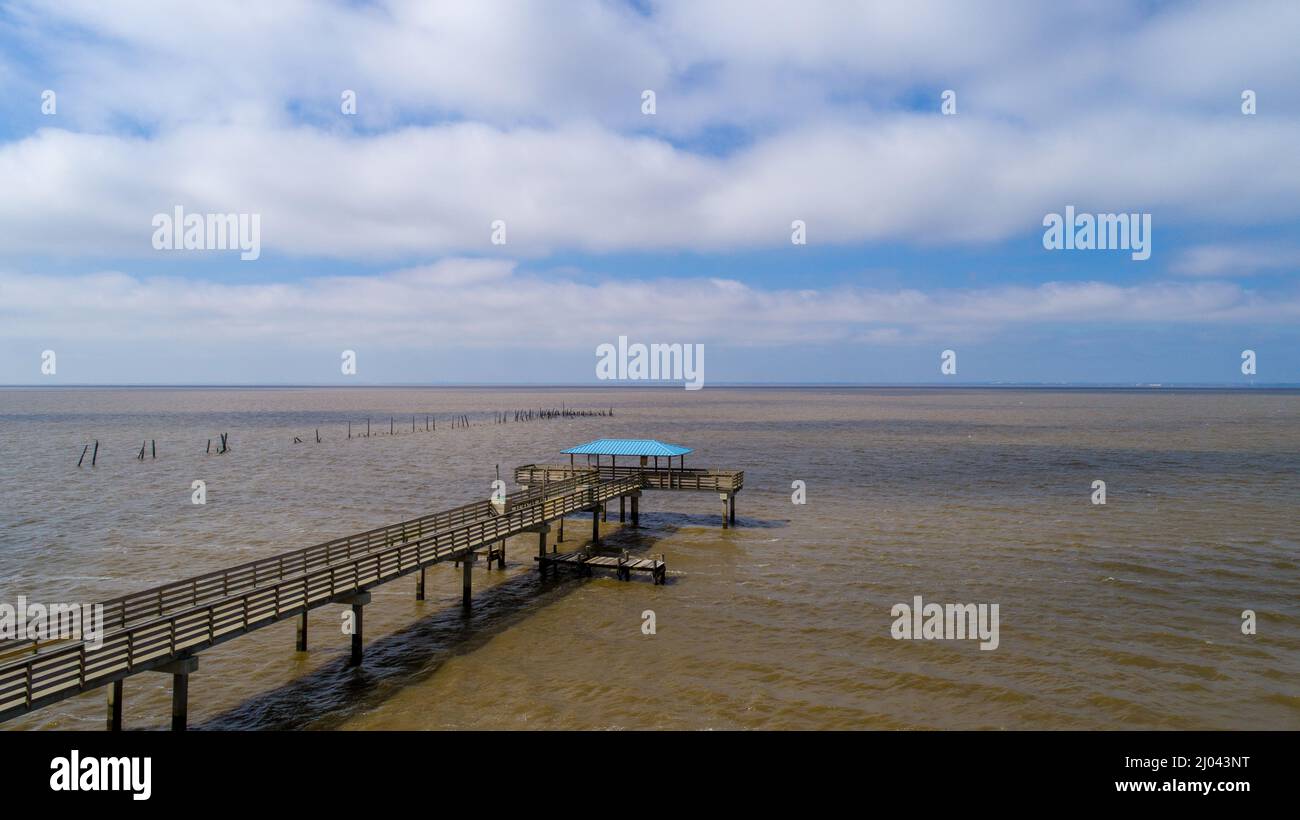 Parc MAYDAY en bord de mer sur Mobile Bay Banque D'Images Parc MAYDAY en bord de mer sur Mobile Bay Banque D'Images