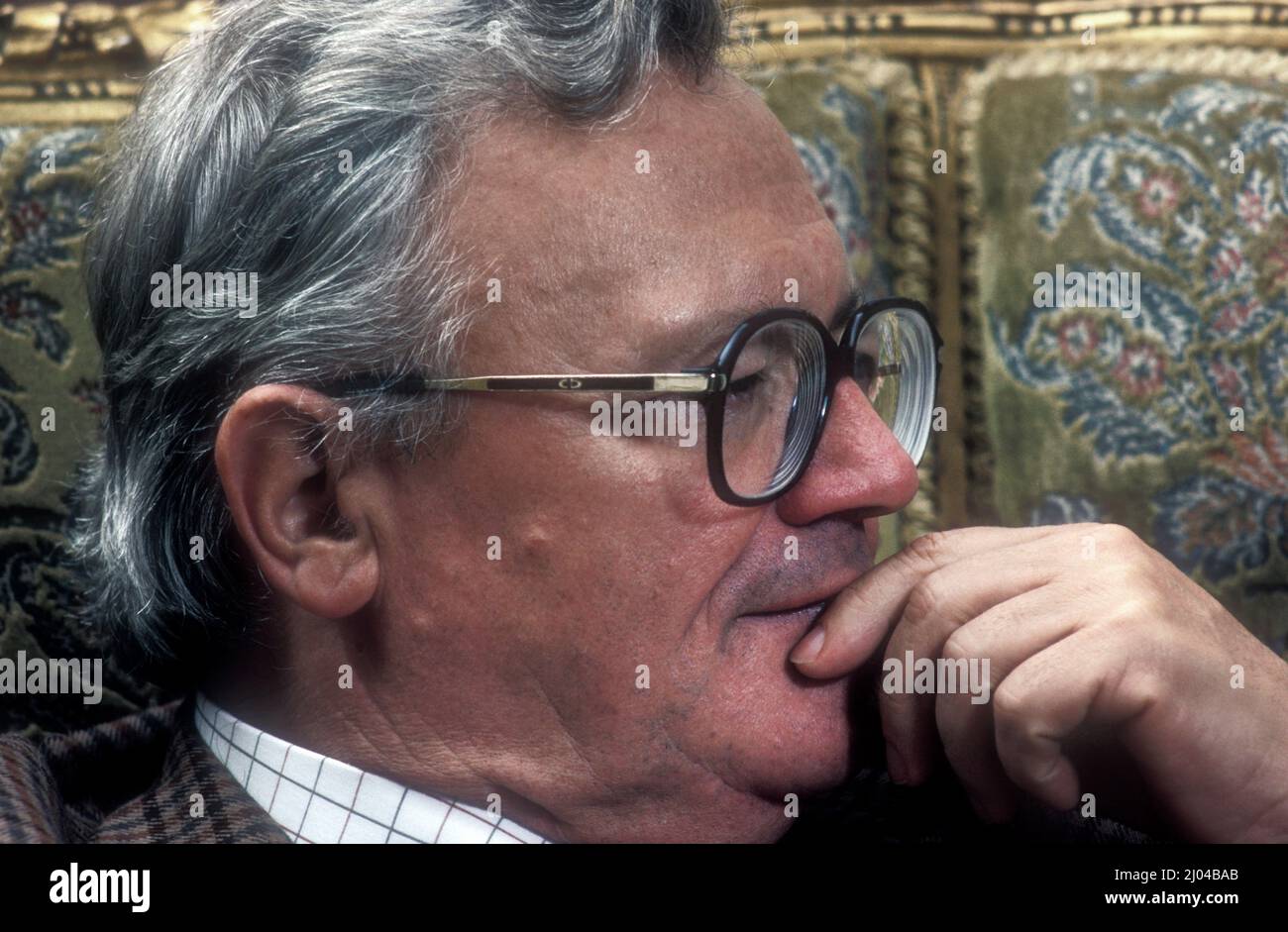 Harry Secombe 1984 Banque D'Images