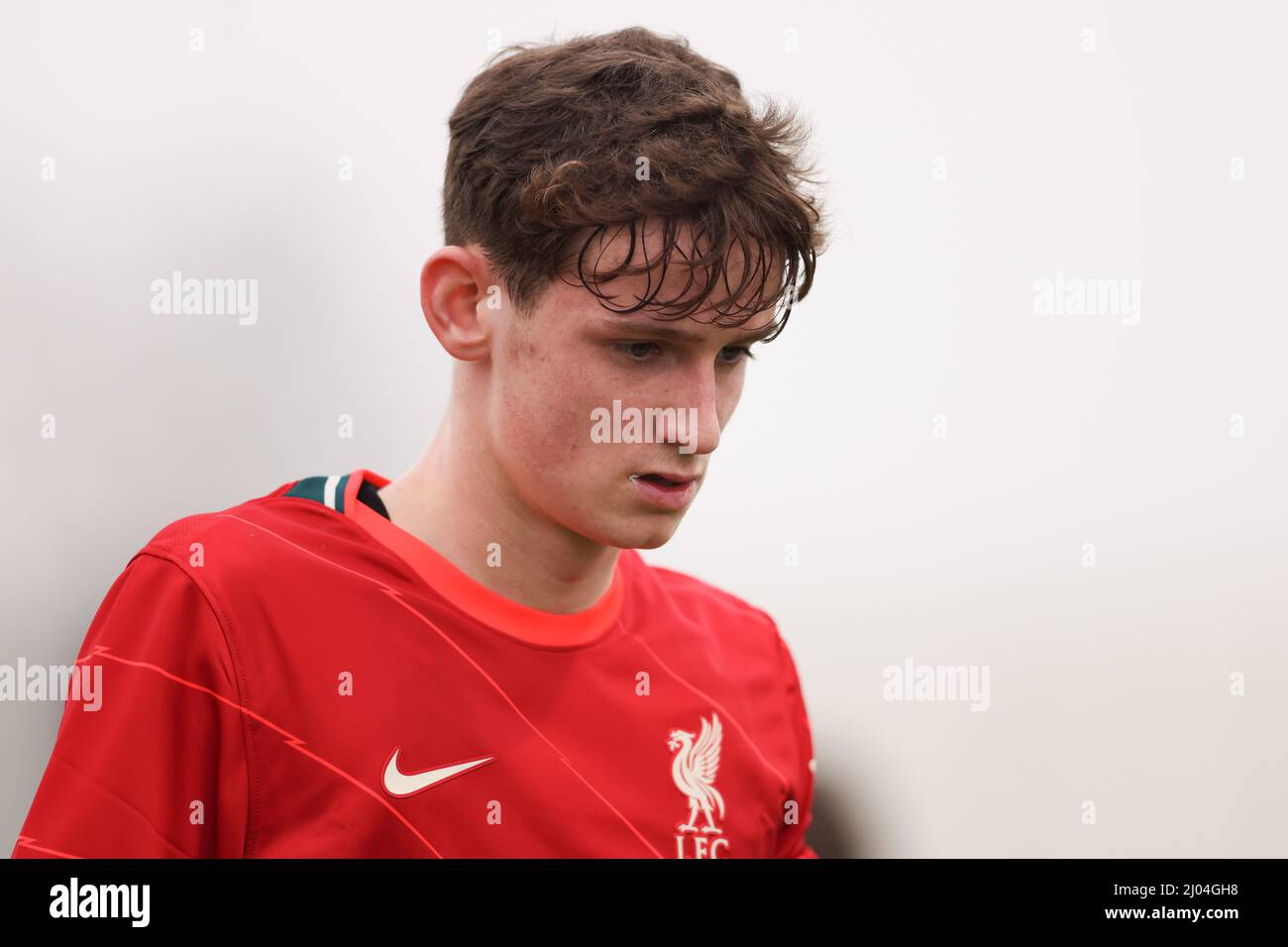 Vinovo, Italie, 15th mars 2022. Tyler Morton, de Liverpool, lors du match de la Ligue des jeunes de l'UEFA au Centre Juventus, à Vinovo. Crédit photo à lire: Jonathan Moscrop / Sportimage crédit: Sportimage / Alay Live News Banque D'Images