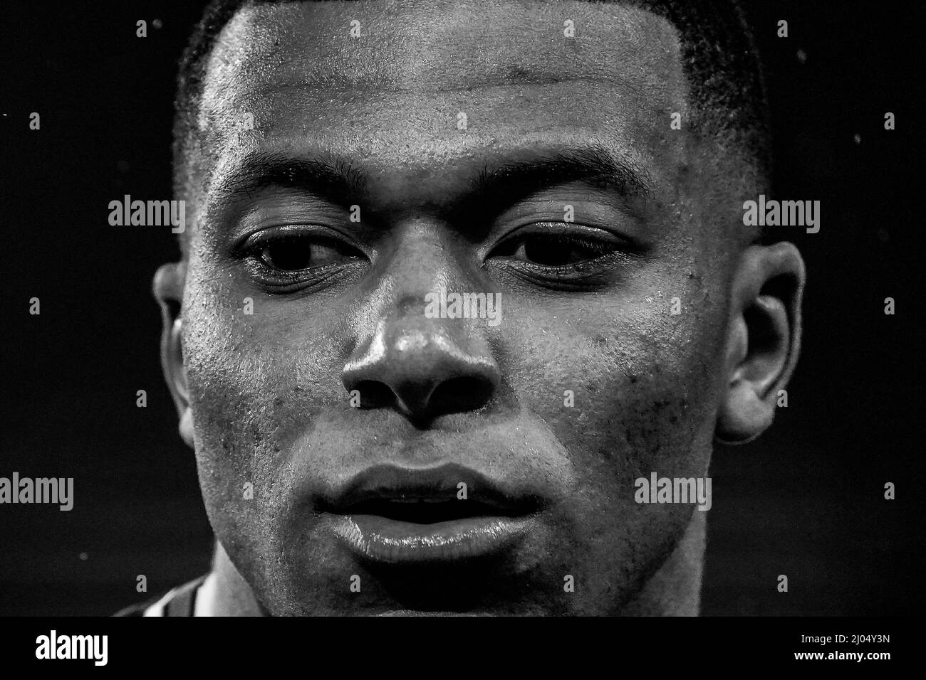 Kylian Mppe du PSG lors du match de la Ligue des champions de l'UEFA entre Paris Saint Germain et le Real Madrid, a joué au Parque des Princes Stadium le 15 février 2022 à Paris, Espagne. (Photo de PRESSINPHOTO) Banque D'Images