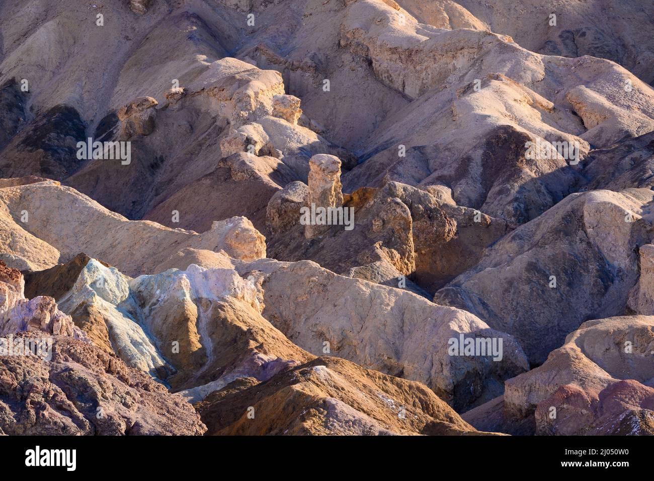 Palette d'artistes dans le parc national de la Vallée de la mort, Californie. Banque D'Images