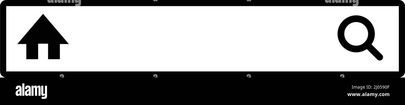 À la recherche d'un endroit où vivre. Recherchez des maisons. Zone de recherche. Vecteur modifiable. Illustration de Vecteur