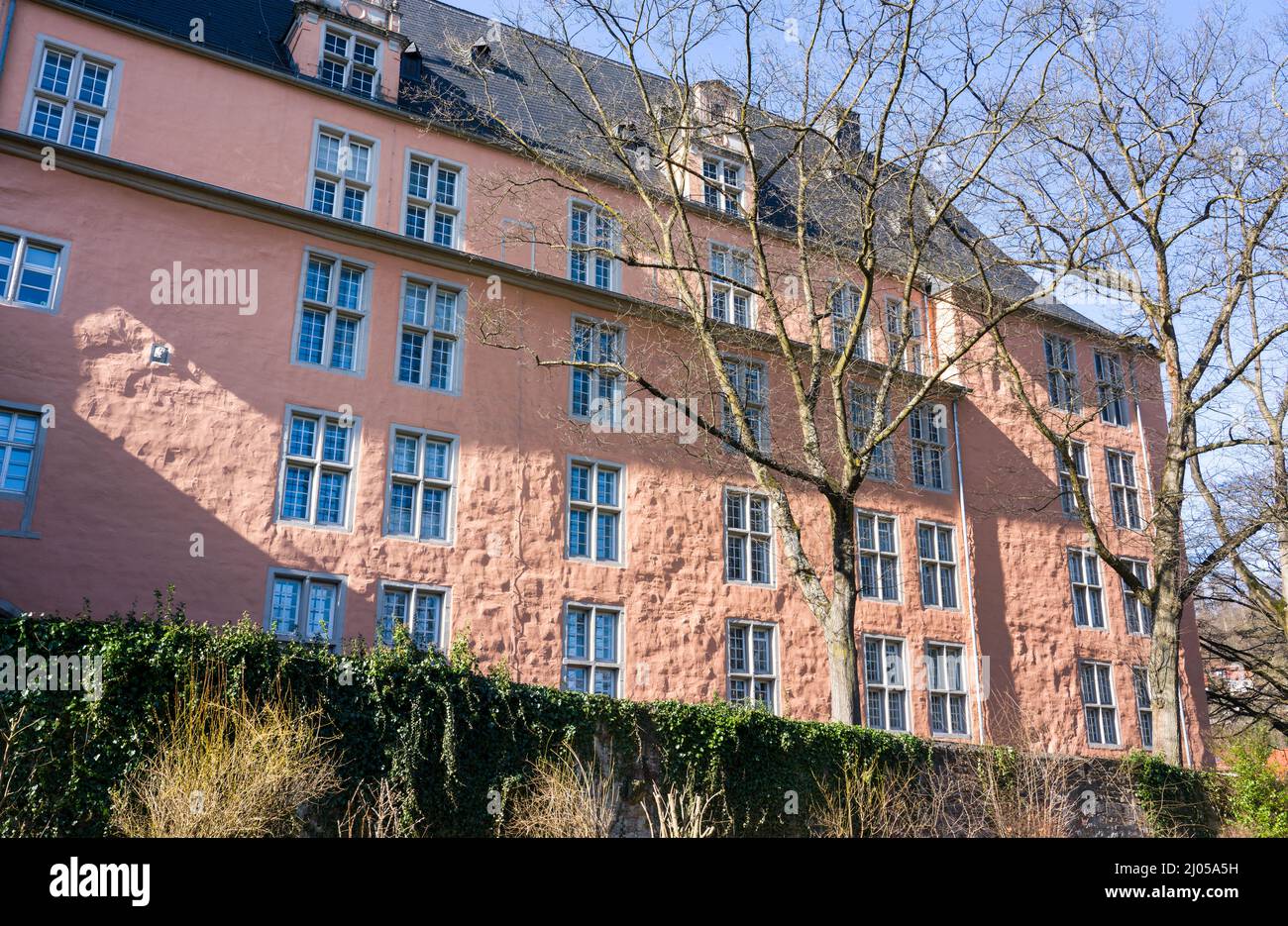 Château de Welfenschloss, Hannoversch Münden, Basse-Saxe, Allemagne, Europe Banque D'Images