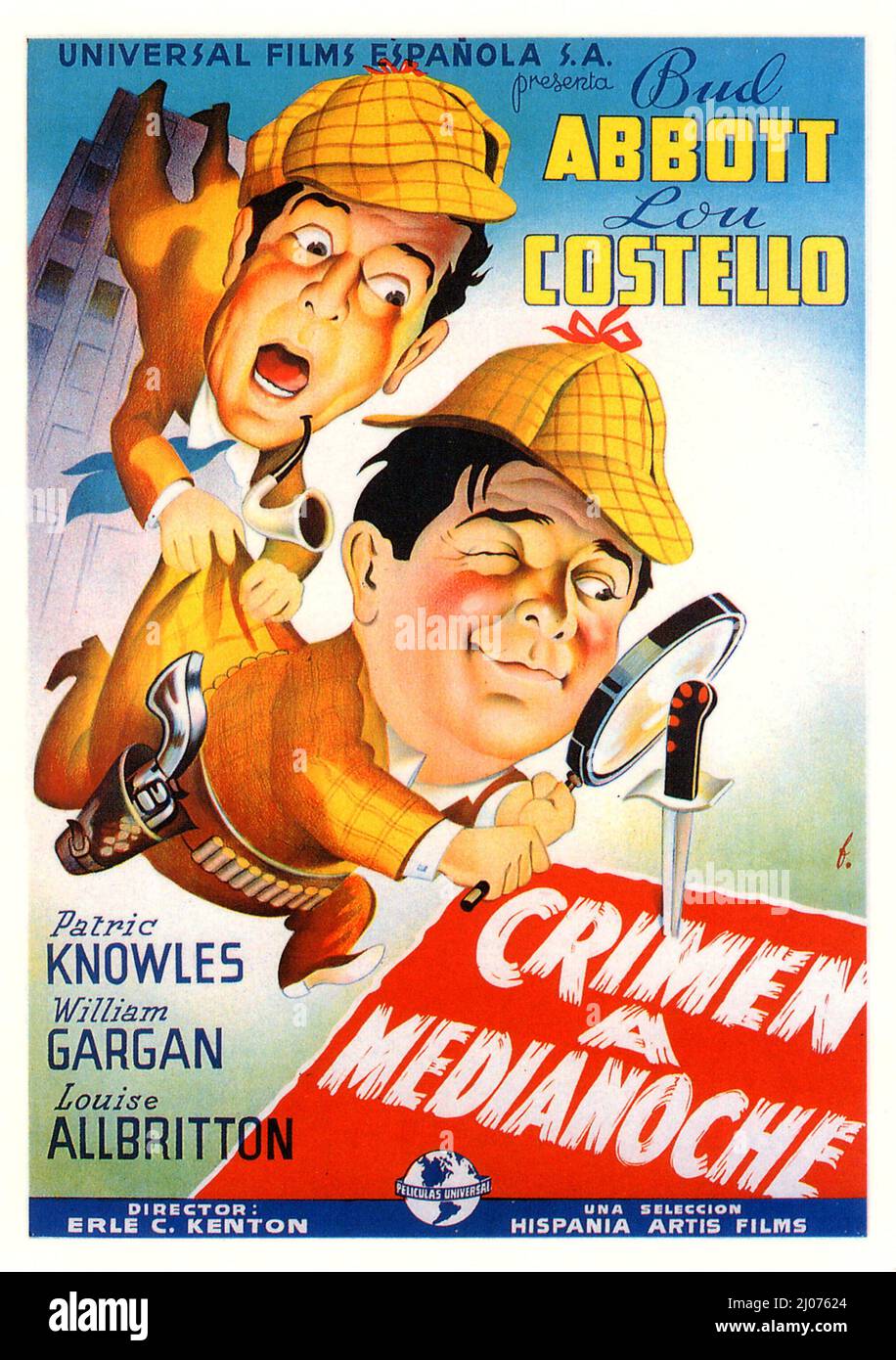 BUD ABBOTT ET LOU COSTELLO DANS QUI L'A FAIT? (1942), dirigé par BASIL DEARDEN. Crédit : PHOTOS / Album UNIVERSEL Banque D'Images
