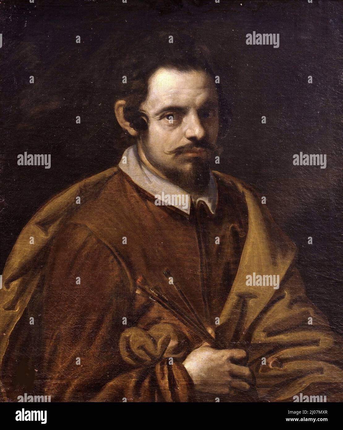 Autoportrait. Musée: Accademia Carrara, Bergame. Auteur: FRANCESCO PAGLIA. Banque D'Images